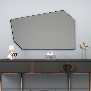 Wall mirror TARZ 49x86 cm black