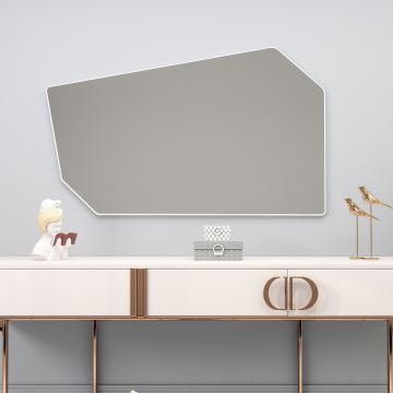 Wall mirror TARZ 49x86 cm white