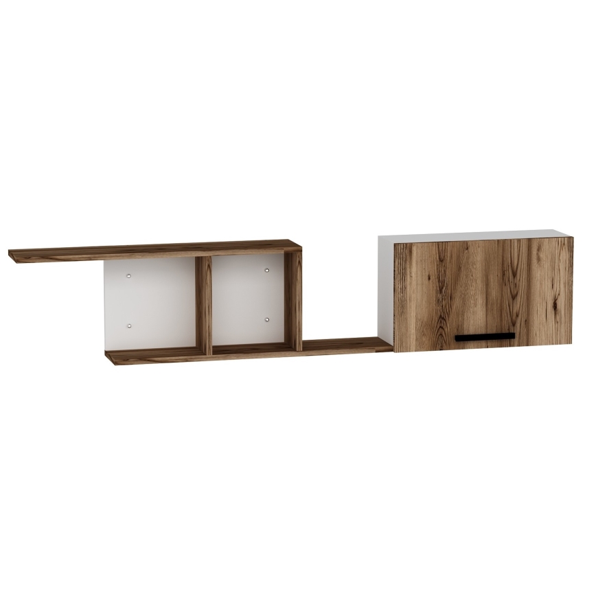 Wall shelf NEWRA 35x150 cm brown