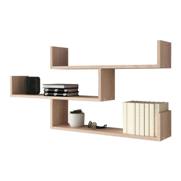Wall shelf TRIO 55x119 cm oak Sonoma