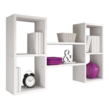 Wall shelf TRIO 60x102 cm white