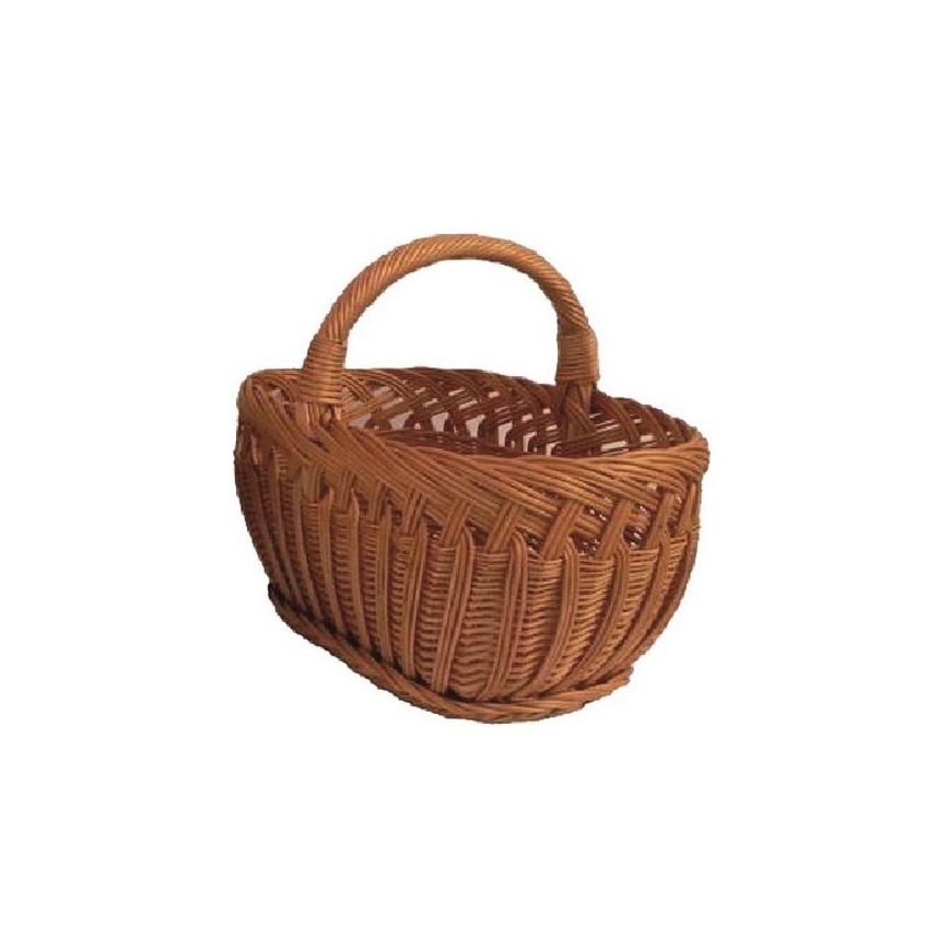 Wicker basket for wood with a handle 41x52 cm