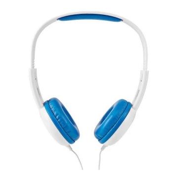 Wired headphones blue / white