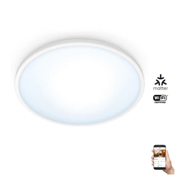 WiZ - LED Dimmable ceiling light SUPERSLIM LED/14W/230V 2700-6500K Wi-Fi white