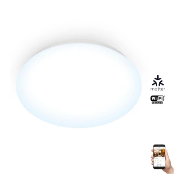 WiZ - LED Dimmable ceiling light SUPERSLIM LED/17W/230V 4000K Wi-Fi