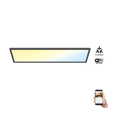 WiZ - LED Dimmable panel SUPERSLIM LED/36W/230V 2700-6500K Wi-Fi black