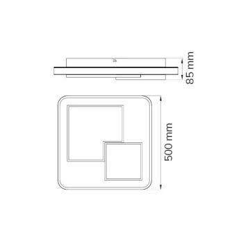 Wofi 11610 - LED Dimmable ceiling light FELA LED/40,5W/230V 3000K