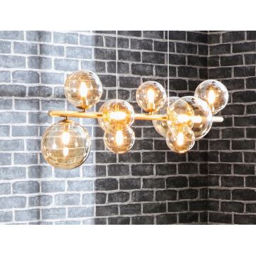 Wofi 6014.10.14.9000 - LED Chandelier on a string VILLA 10xG9/3W/230V gold