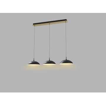 Wofi 7001-304 - LED Dimmable chandelier on a string ROSCOFF LED/29W/230V black/gold