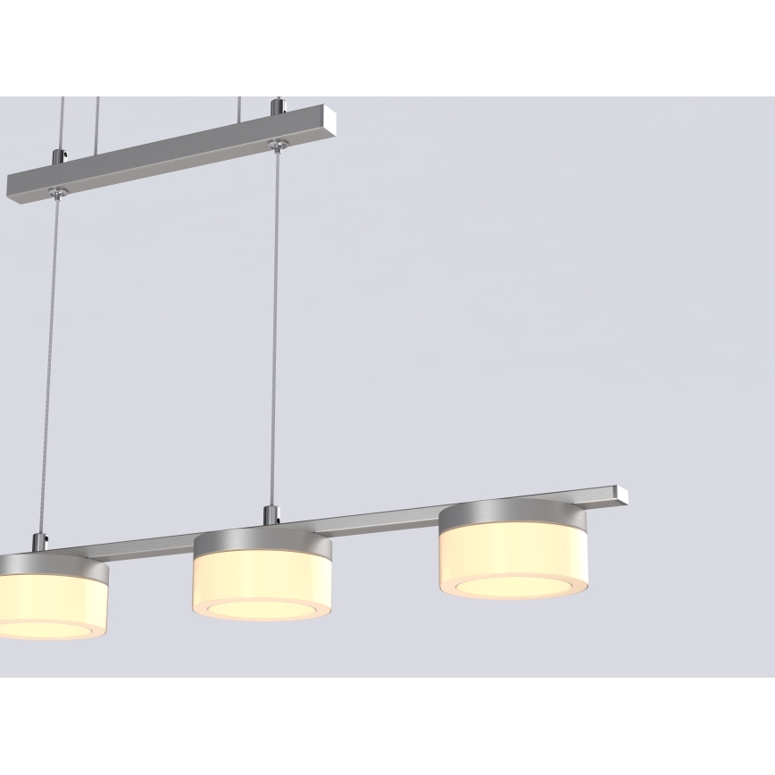 Wofi 7054-503 - LED Dimmable chandelier on a string JESSE LED/21W/230V matte chrome