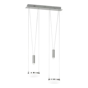 Wofi 7263.04.54.6000 - LED Dimmable chandelier on a string JETTE 2xLED/7,5W/230V + 2xLED/1W