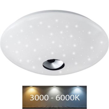 Wofi 9315.01.06.6320 - LED Ceiling light FOCUS LED/15W/230V 3000/4200/6500K d. 32 cm