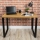 Work table BLAT 120x60 cm black/brown