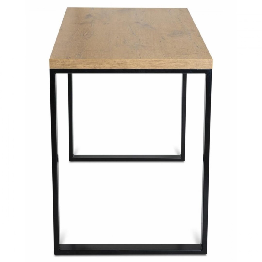 Work table BLAT 120x60 cm black/brown