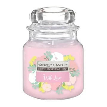 Yankee Candle - Scented candle WITH LOVE medium 340g 65-75 hours