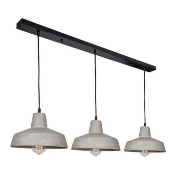 Zambelis 1653 - Chandelier on a string 3xE27/40W/230V concrete