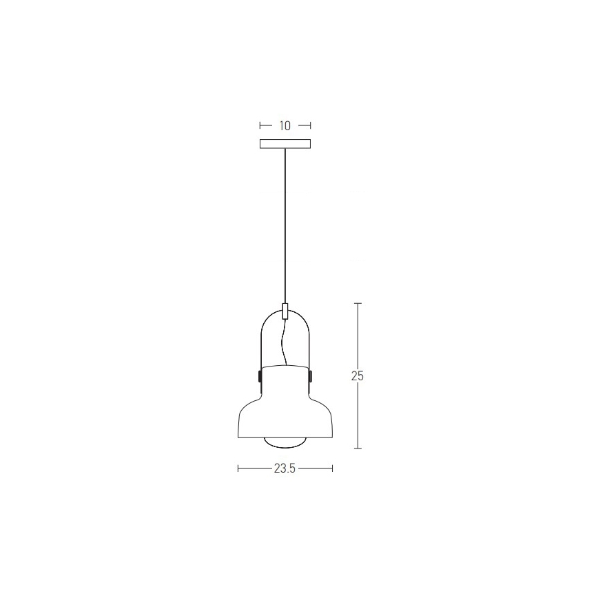 Zambelis 18190 - Chandelier on a string 1xE27/40W/230V