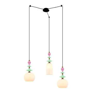 Zambelis 22152 - Chandelier on a string 3xE27/40W/230V ceramics