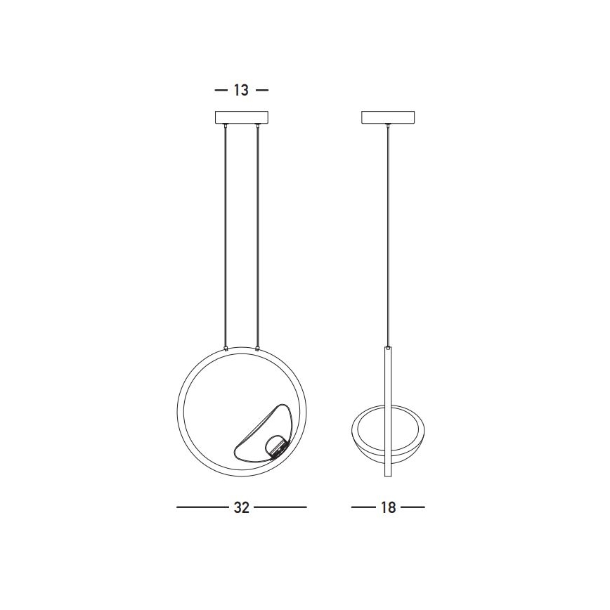 Zambelis 23028 - LED Dimmable chandelier on a string LED/7W/230V 3000K gold