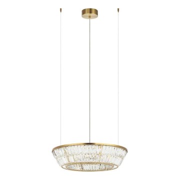 Zambelis 23046 - LED Dimmable crystal chandelier on a string LED/38W/230V CRI 90 3000K d. 60 cm brass