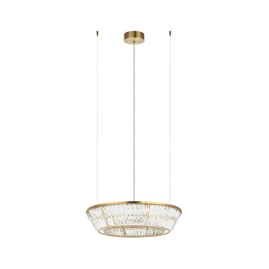 Zambelis 23046 - LED Dimmable crystal chandelier on a string LED/38W/230V CRI 90 3000K d. 60 cm brass