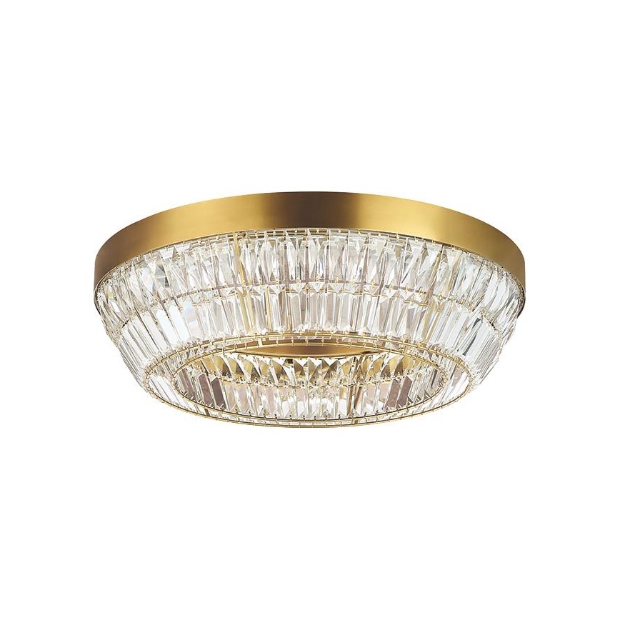 Zambelis 23047 - LED Dimmable crystal ceiling light LED/38W/230V CRI 90 3000K d. 60 cm brass