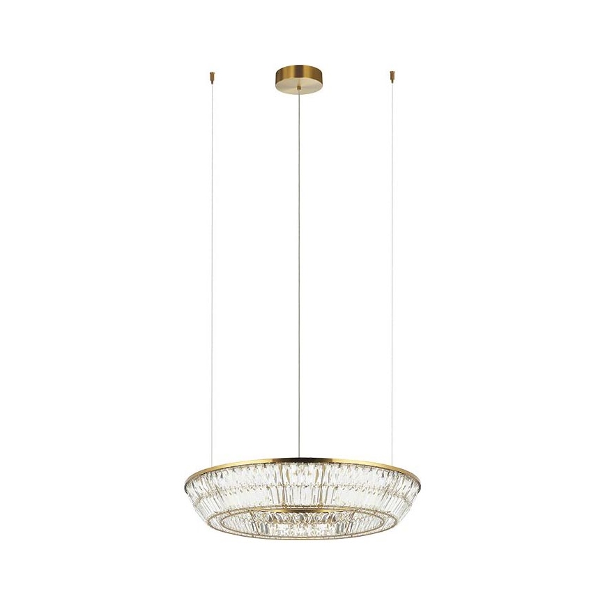 Zambelis 23048 - LED Dimmable crystal chandelier on a string LED/55W/230V CRI 90 3000K d. 80 cm brass