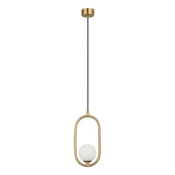 Zambelis 23136 - Chandelier on a string 1xG9/7W/230V 8x11 cm gold