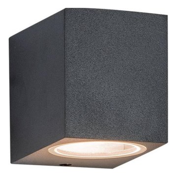 Zambelis E123 - Outdoor wall light 1xGU10/15W/230V IP54 anthracite