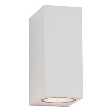 Zambelis E151 - Outdoor wall light 2xGU10/15W/230V IP54 white