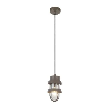 Zambelis E172 - Outdoor chandelier 1xE27/40W/230V IP54 brown