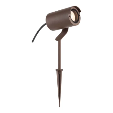 Zambelis E284 - Outdoor lamp 1xGU10/20W/230V IP65 brown