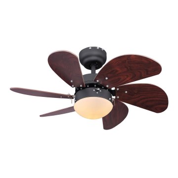 ZEVENTI - Ceiling fan FAMARA 1xE14/60W/230V