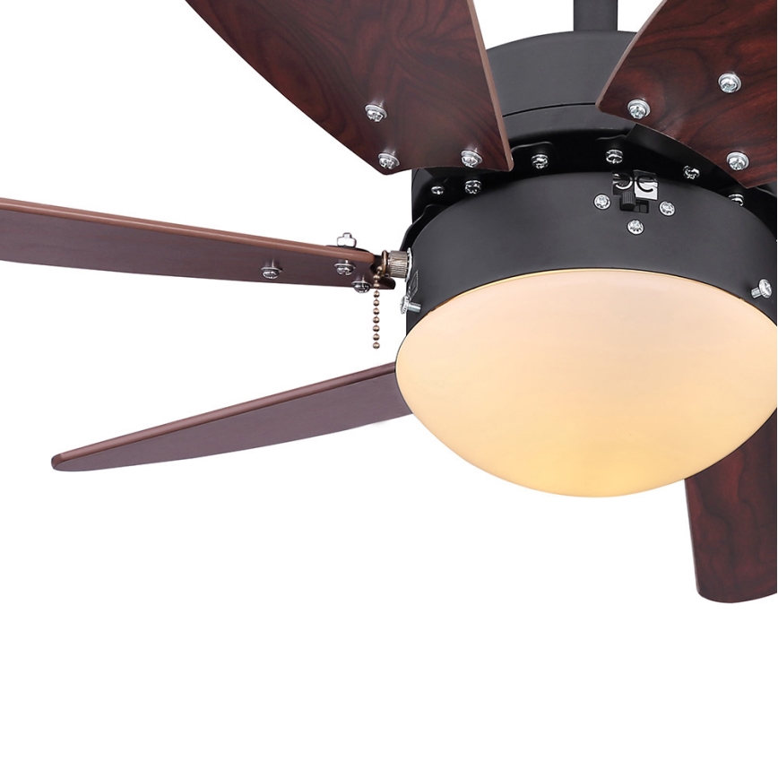 ZEVENTI - Ceiling fan FAMARA 1xE14/60W/230V