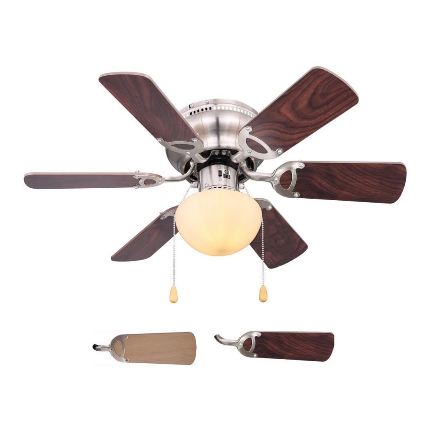 Zeventi - Ceiling fan GALDANA 1xE27/60W/230V