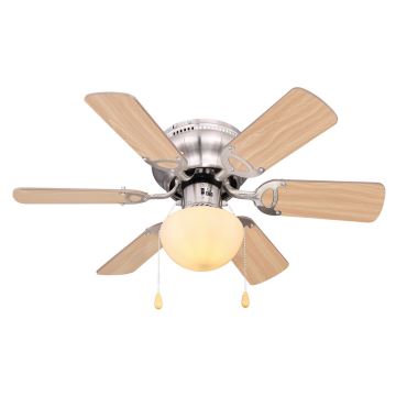 Zeventi - Ceiling fan GALDANA 1xE27/60W/230V