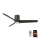 ZEVENTI - LED Ceiling fan BARROSA LED/18W/230V Wi-Fi Tuya black + remote control