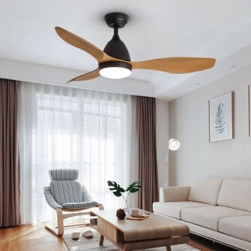 ZEVENTI - LED Ceiling fan MURO LED/18W/230V Wi-Fi Tuya + remote control