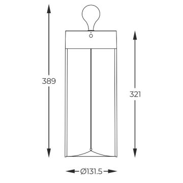 Zuma Line - LED Dimmable rechargeable table lamp LED/1,2W/230V grey IP54