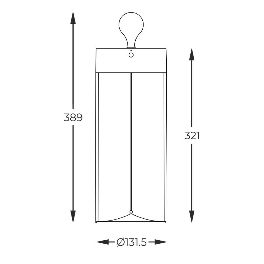 Zuma Line - LED Dimmable rechargeable table lamp LED/1,2W/230V grey IP54