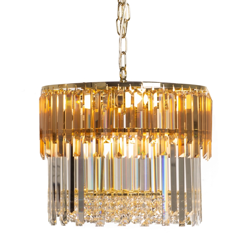 Zuma Line - Chandelier on a chain 8xE14/40W/230V d. 40 cm gold