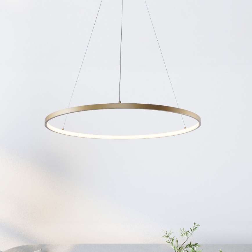 Zuma Line - LED Chandelier on a string LED/28W/230V 3000/4000/6000K d. 60 cm gold