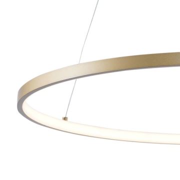 Zuma Line - LED Chandelier on a string LED/28W/230V 3000/4000/6000K d. 60 cm gold