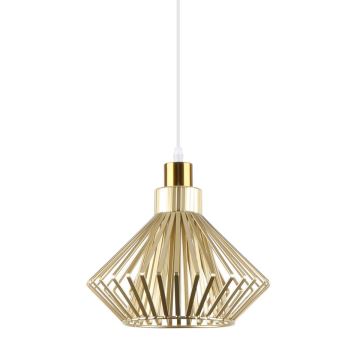 Zuma Line - Chandelier on a string 1xE27/40W/230V d. 25 cm gold