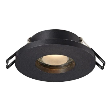 Zuma Line - Bathroom recessed light 1xGU10/50W/230V IP54 black