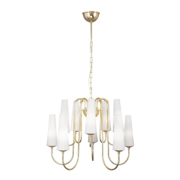 Zuma Line - Chandelier on a chain 10xE14/40W/230V gold