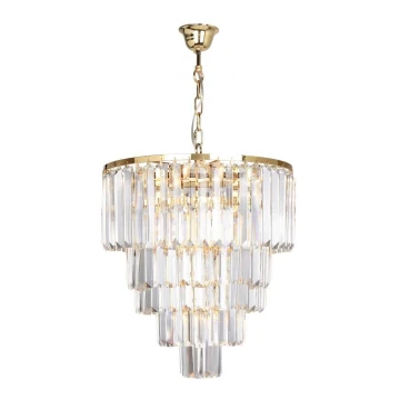 Zuma Line - Chandelier on a chain 10xE14/40W/230V gold