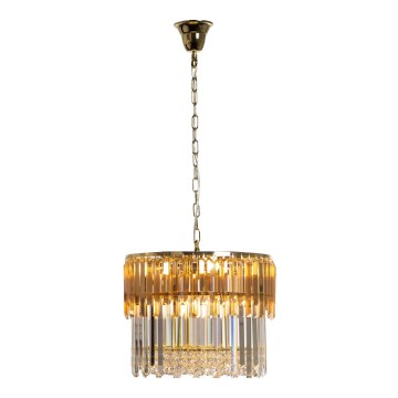 Zuma Line - Chandelier on a chain 8xE14/40W/230V d. 40 cm gold