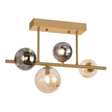 Zuma Line - Chandelier on a pole 4xG9/3,5W/230V gold