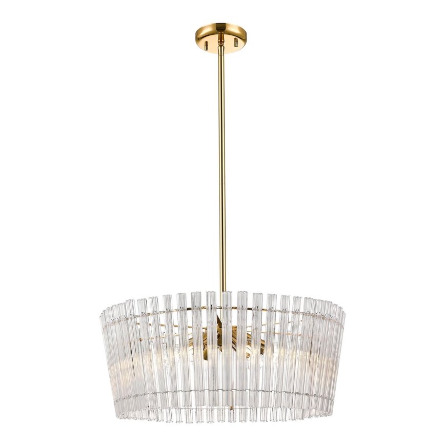 Zuma Line - Chandelier on a pole 6xE14/40W/230V gold